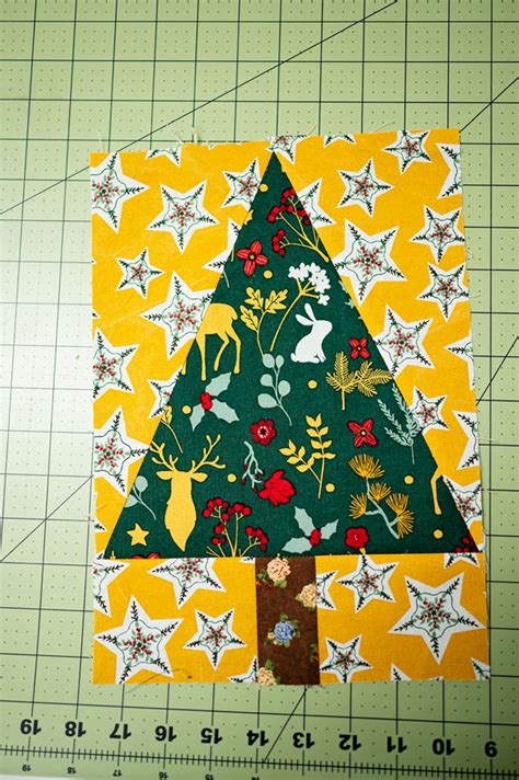 The Easiest Christmas Tree Quilt Block Pattern Pattymac Makes