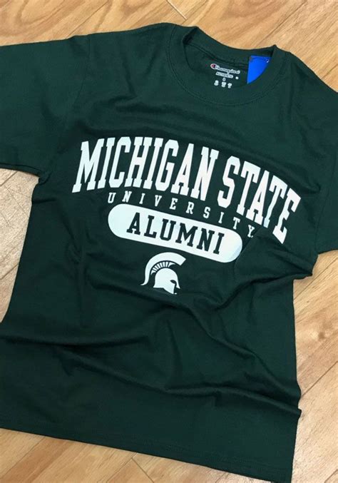 Champion Michigan State Spartans Green Alumni Focus Tee Short Sleeve T
