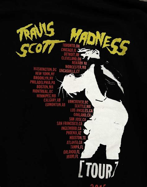 Travis Scott Rare Travis Scott Madness Tour 2015 Logo Gem