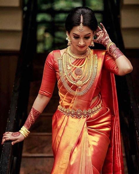 Beautiful Model In Red Kanchipuram Silk Saree Buy Online In 2020 Indian Bridal Sarees