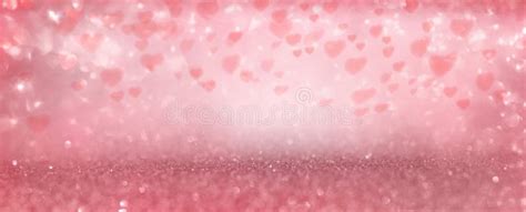 Pink Valentines Day Background Stock Image Image Of Pastel Panorama