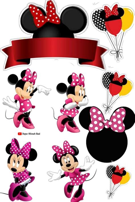 Topper Mickey Mouse Aniversário Do Mickey Mouse Convite Minnie Mouse