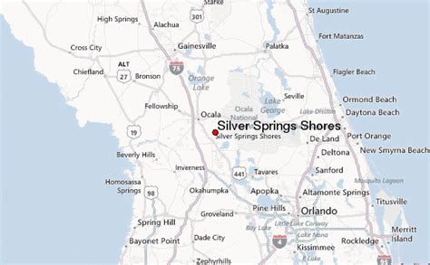 Silver Springs State Park Map World Map
