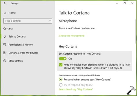 How To Enableuse Cortana On Lock Screen In Windows 10