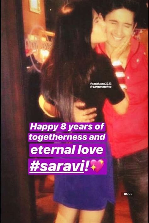 Lovebirds Ravi Dubey And Sargun Mehta Celebrate 8 Years Of Togetherness