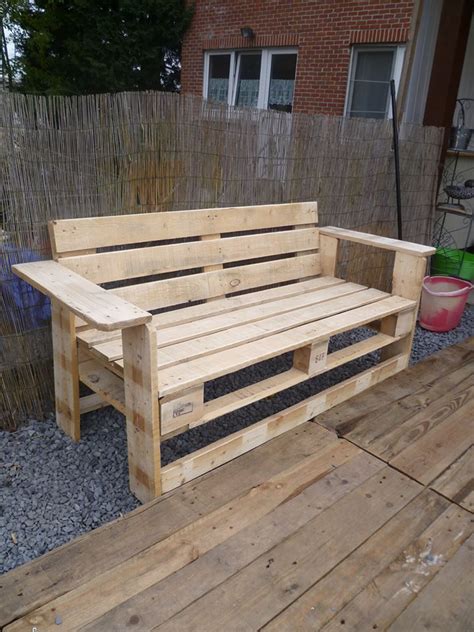 Outdoor Pallet Bench Muebles Con Tarimas Muebles Con