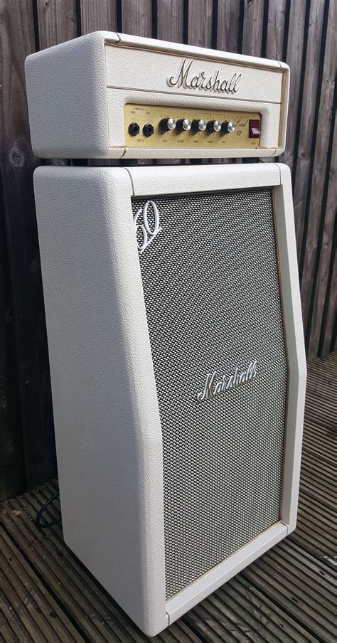 Vintage Marshall Lead 12 Head With Custom 2x12 Cabinet Refinished In