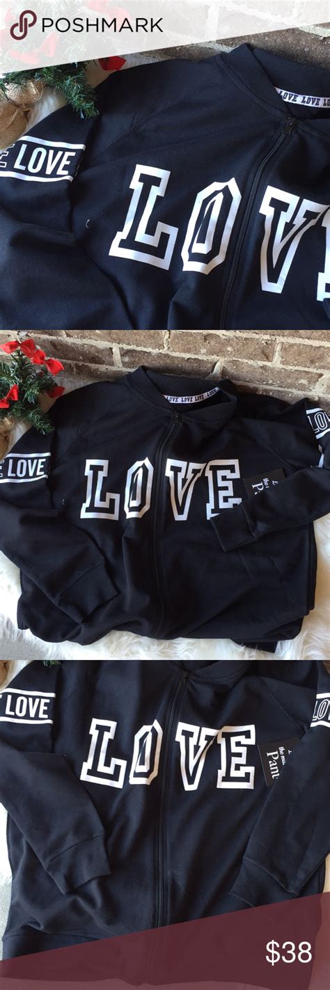 ‼️ ️💲🔚🔜‼️nwt‼️zip Up Love Jacket‼️ Clothes Design Fashion Design