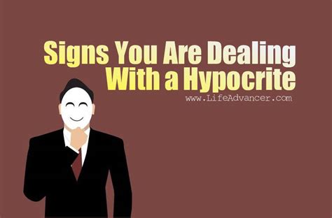 Signs You Are Dealing With A Hypocrite