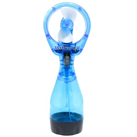 Retailery Portable Battery Operated Water Cooling Fan Spray Bottle B Blue Ebay