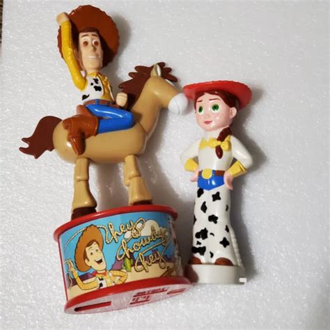 Vintage Mcdonalds 1999 Toy Story 2 Woody Jessie Candy Dispenser Disney Pixar Lot 1099 Picclick