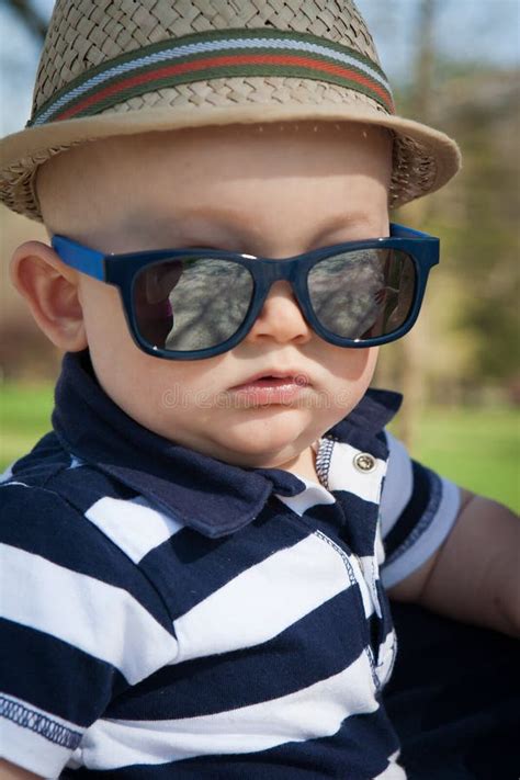 Happy Baby With Sunglasses Stock Image Image Of Funny 39964451
