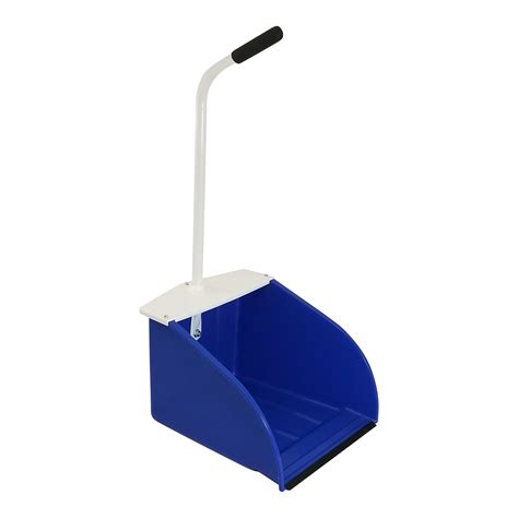 Standalone Dust Pan With Reversible Handle