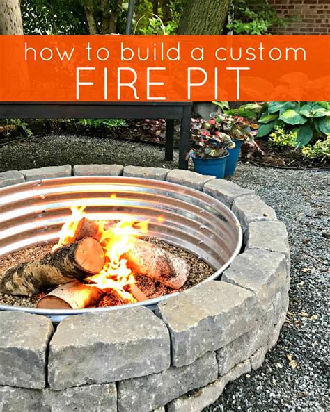 Maybe you would like to learn more about one of these? How to Build a Backyard Fire Pit - Average But Inspired