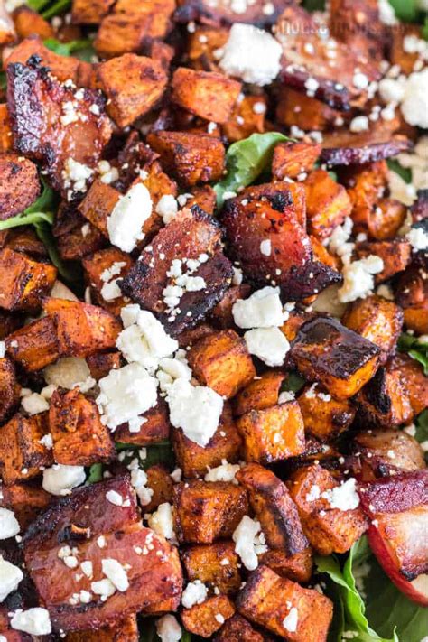 Roasted Sweet Potato Salad Recipe ⋆ Real Housemoms