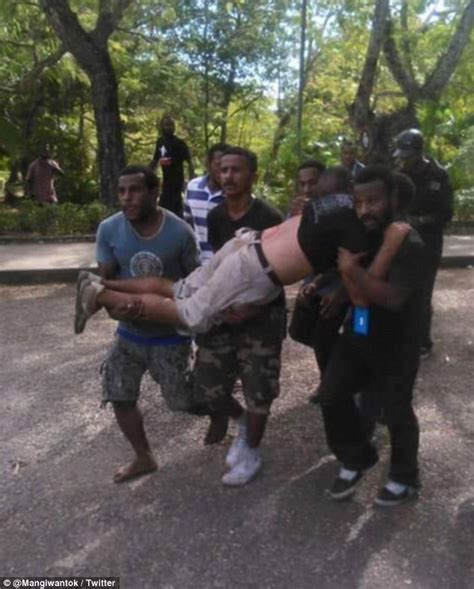 Police In Papua New Guinea Have Opened Fire On Students Daily Mail Online