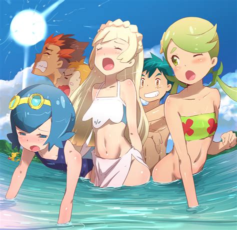 Mushi Gyouza Ash Ketchum Bounsweet Kiawe Pokemon Free Download Nude