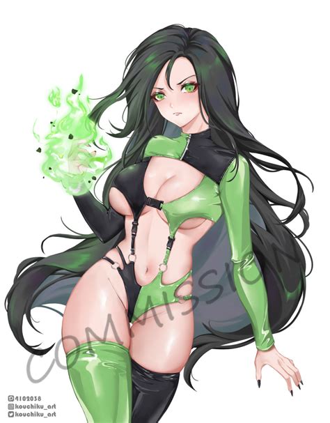 Shego Kim Possible Series Absurdres Highres Girl Breasts Green