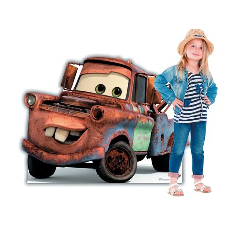 Disneys Cars 3 Mater Life Size Cardboard Stand Up Oriental Trading