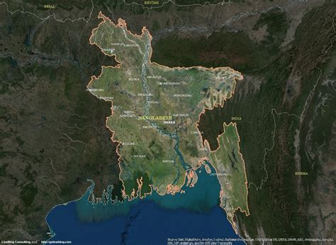 Bangladesh Satellite Maps Leaddog Consulting