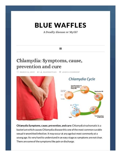 Bluewaffles Blue Waffles Symptoms