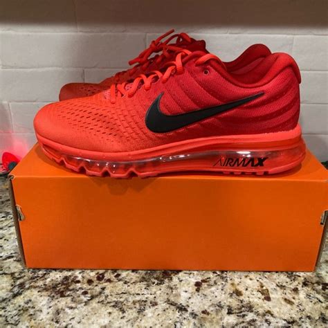 Nike Shoes Nike Air Max 27 Crimson Red Black Reflective Shoes