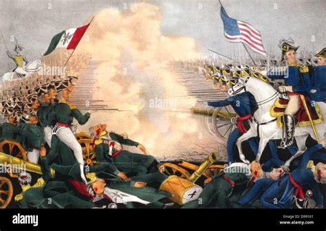 Mexikanisch Amerikanischen Krieg 1846 1848 Schlacht Von Buena Vista