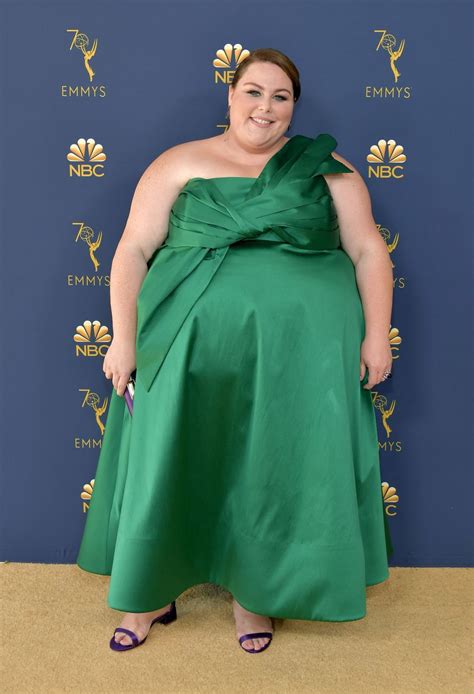 Chrissy Metz In John Paul Ataker Custom Gown Stuart Weitzman Shoes