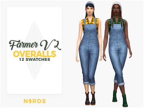 Sims 4 Overalls Cc Male Maxis Match