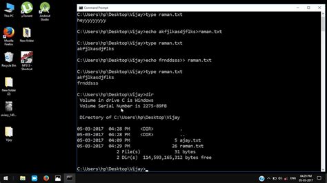 Windows Command Line Tutorial 7 Deleting And Appending To Files Youtube