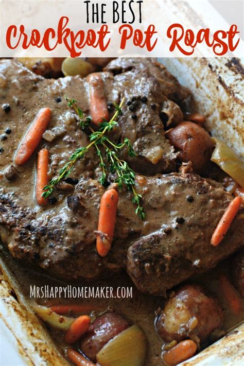 The best and easiest instant pot pot roast. The BEST Slow Cooker Pot Roast - 5 Ingredients! - Mrs ...