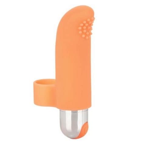 Intimate Play Rechargeable Finger Tickler Orange Sex Toys And Adult