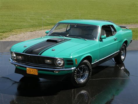 1970 Ford Mustang Mach 1 428 Super Cobra Jet Muscle Classic Bl