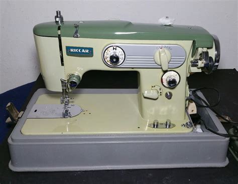 Maybe you would like to learn more about one of these? Vintage Riccar Retro Green Heavy Duty Sewing Machine - Mid ...