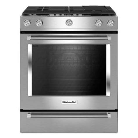 Kitchenaid 30 Slide In Gas Range With 5 Sealed Burners Griddle 65