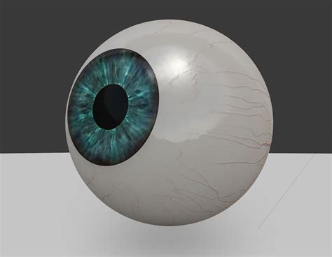 Eyeball Free Vr Ar Low Poly 3d Model Cgtrader