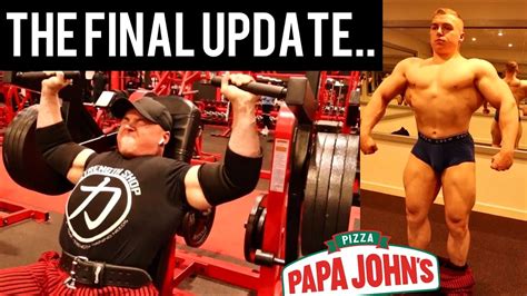 The Final Off Season Physique Update Epic Cheat Meal YouTube