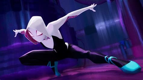 Gwen Stacy Spiderman Into The Spider Verse Movie 4k Hd Movies 4k
