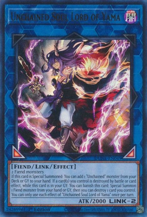Unchained Soul Lord Of Yama Duelist Nexus Yu Gi Oh Cardtrader