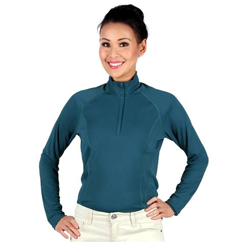 Sun Protective Equestrian Shirt Long Sleeved Tuscany For Women Upf