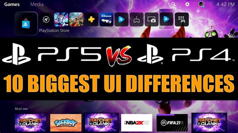 Ps5 Ui Vs Ps4 Ui 10 Biggest Differences Youtube