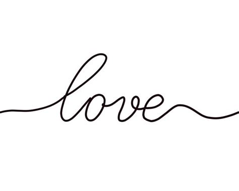 The Word Love In Cursive Stock Photos Pictures Royaltyfree Images