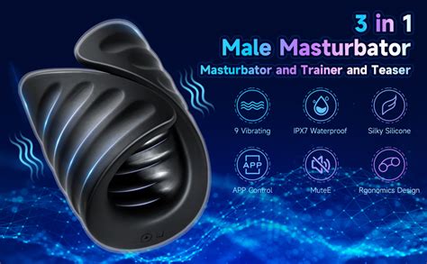 Male Vibrator Handheld Male Masturbator Penis Training Vibrator With App Ctrl Sex Toys For Men