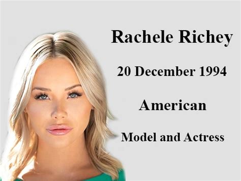 Who Is Rachele Richey Wiki Bio Age Height Weight Facts