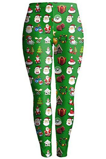 15 Cute And Ugly Christmas Themed Leggings 2017 Xmas Tights Modern Fashion Blog