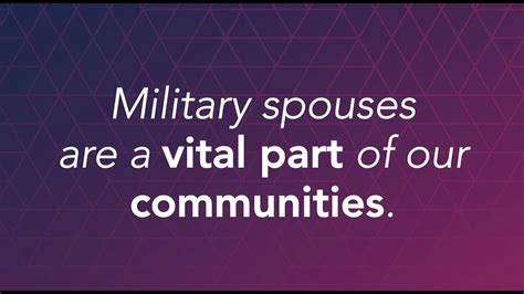 Military Spouses In Their Communities Youtube