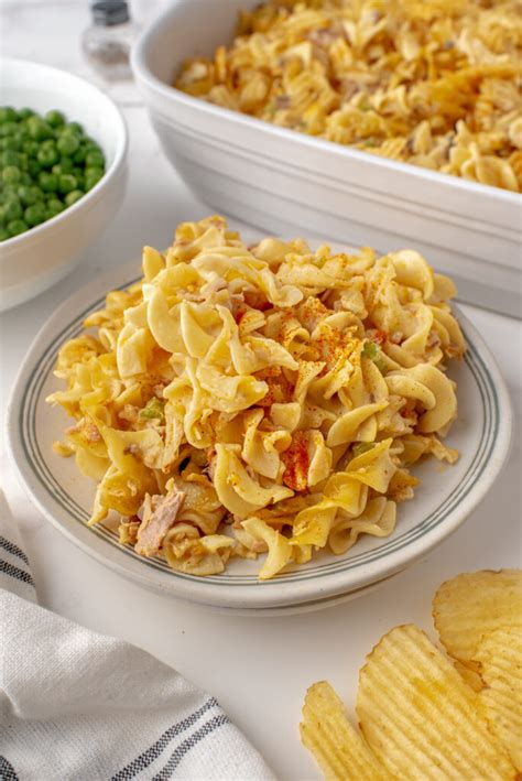 Old Fashioned Tuna Noodle Casserole Pantry Meal