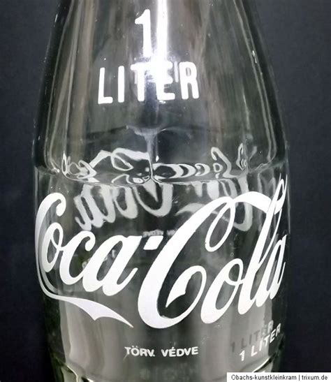 coca cola flasche 1 liter glasflasche alt sammler antik flasche deko retro kult ebay