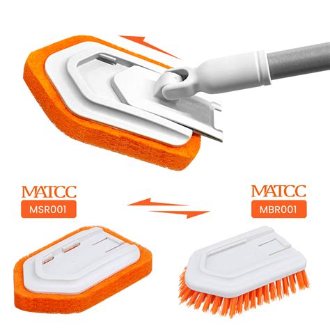 Matcc 42 Shower Scrubber Tub And Tile Scrubber With Extendable Long