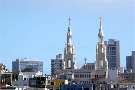 Church Top San Francisco Stock Image Image Of Apartment 27209421